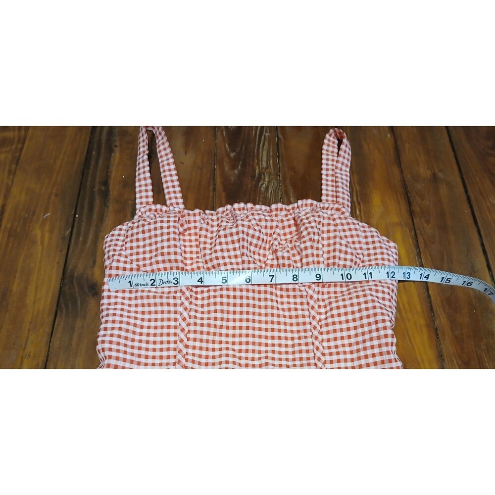 Wild Fable Red Tiny Checkered Summer Dress with Straps  XXS  NWOT - Picture 10 of 12
